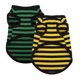 thumbnail image 1 of Ropa de primavera y verano para mascotas a rayas, 2 uds., chaleco Teddy Bibear Bommel, ropa para perros y gatos MFZFUKR BST3016908-4, 1 of 6