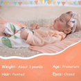 thumbnail image 2 of Muñeca Reborn FANCCI Lifelike Sleeping, 45 cm, vinilo completo, 2 of 6