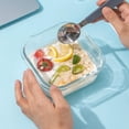thumbnail image 1 of Toeah Glass Soup Containers with Airtight Lids, Glass Food Containers, Glass Meal Prep Containers, Leak-proof Soup Container, Microwave Freezer & Dishwasher Safe (14oz - Square Set 4colour), 1 of 9