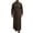 Coffee, variant on Mens Abaya Arabic Thobe Traditional Middle Muslim Robe with Buttons Long Sleeve Comfortable Daily Wear Black L