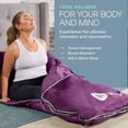 thumbnail image 4 of LifePro Bioremedy Portable Far-Infrared Sauna Blanket for Weight Loss and Detox - Purple, 4 of 8