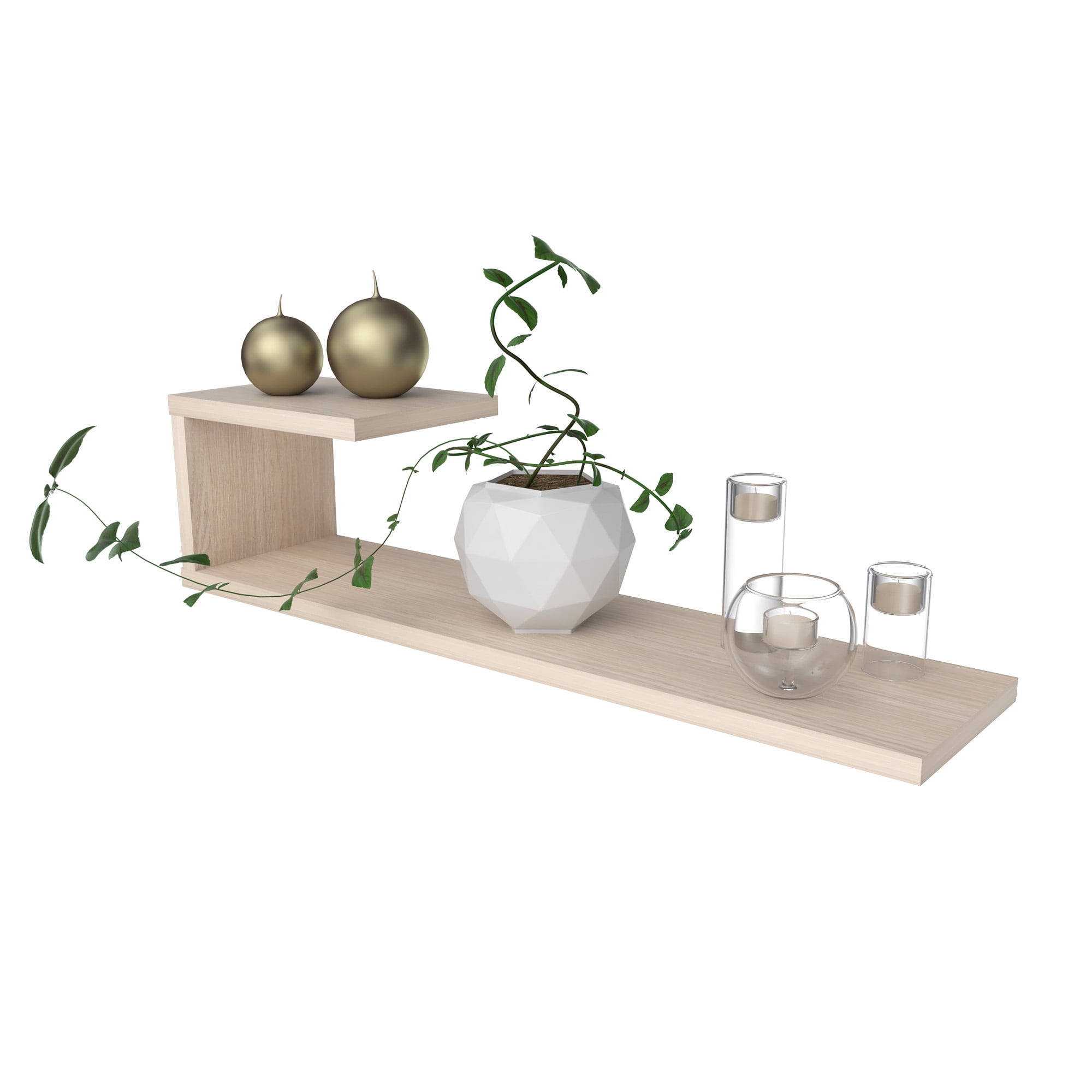 Repisa Flotante Arena 15 X 60 X 17,5 Cm