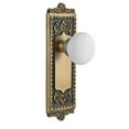 thumbnail image 6 of Grandeur Winhyd_Prv_234 Windsor Solid Brass Rose Privacy Door Knob Set - Bronze, 6 of 7