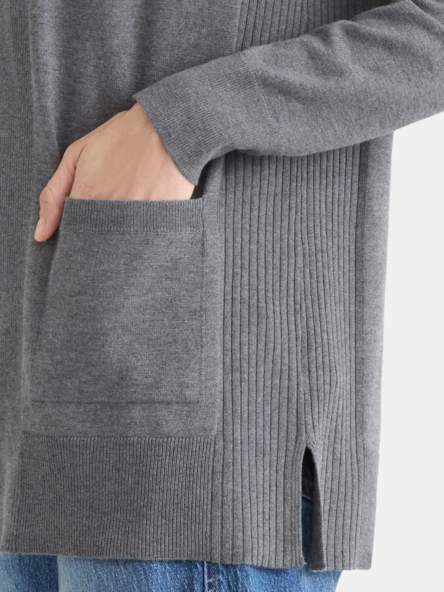 Time and Tru Women's and Women's Plus Open Front Cardigan Sweater, Sizes XS-4X