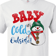 thumbnail image 4 of Inktastic Baby It's Cold Outside T-Shirt, 4 of 5