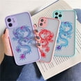 thumbnail image 2 of Case for iPhone 11 6.1 inch, Clear Fashion Animal Sculpture Dragon Cartoon Pattern Frosted PC Back 3D and Soft TPU Edge Bumper Silicone Shockproof Protective Case - Colorful, 2 of 9