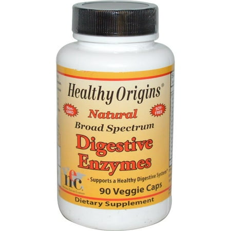 Healthy Origins, Digestive Enzymes, Broad Spectrum, 90 Veggie (Best Broad Spectrum Probiotic)