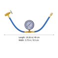 thumbnail image 3 of RIONIMA 2026 New 1Pc R134A R22 Refrigerant Charging Hose with Gauge Essential Auto Tool for Ac, Refrigeration, Automotive, Hvac (1/4Sae), 3 of 4