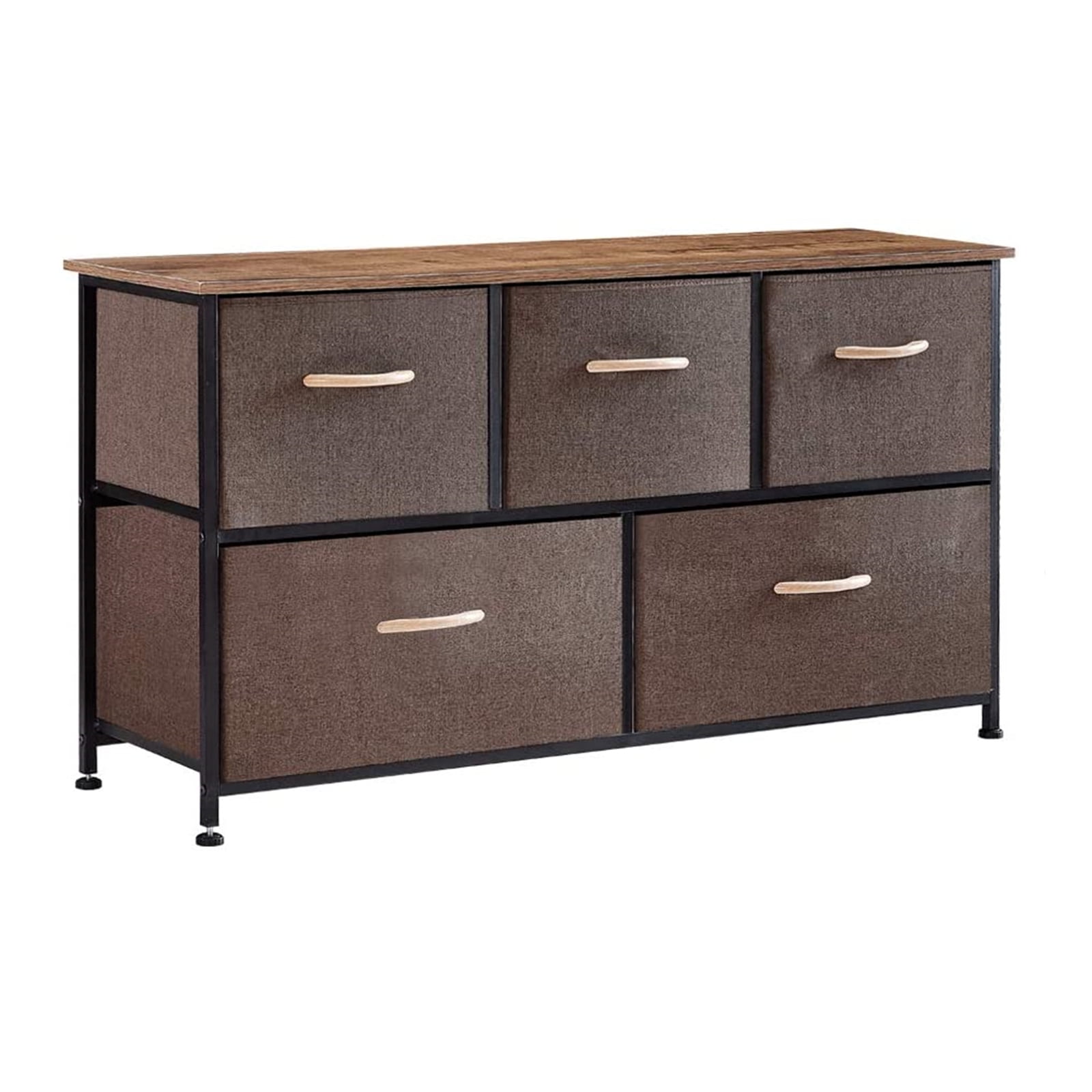 Details about   Bedroom Storage Dresser Tower Shelf Organizer Bins Cabinet w/ 3 Fabric Drawers 