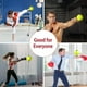 thumbnail image 2 of Pelota de boxeo para reflejos para la coordinación mano-ojo, equipo de boxeo para entrenar en casa, pelota de boxeo de doble extremo, entrenamiento para adultos y niños en interiores, sin Ha, 2 of 5