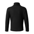 thumbnail image 2 of Doomiva Toddlers Baby Boys Girls Basic Solid Color Turtleneck T-Shirt Tops Cotton Mock Neck Long Black 140, 2 of 7