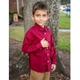 thumbnail image 6 of Arshiner Boys Long Sleeve Dress Shirt Button Down Shirts Formal School Uniform Shirt, 6 of 6