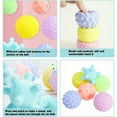 thumbnail image 4 of Paquete de 6 pelotas para perros, juguete para perros, pelota para aplastar, juguete para perros con chirrido, pelota para masticar indestructible y duradera para perros, 4 of 5