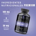 thumbnail image 4 of NSN Sleep Dulces Sueños | Con L-Teanina, Extracto de Pasiflora, Manzanilla y Bálsamo de limón| 150 mg por Cápsula | 90 Cápsulas 90 días Natural SmartNutrition Wellness, 4 of 7