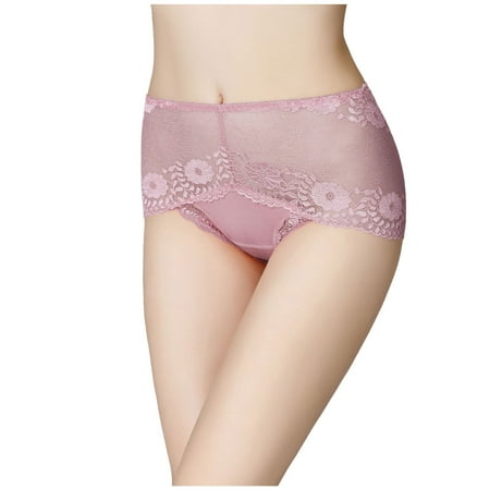 

Lopecy-Sta Sexy Ladies Transparent Lace Panties Big Size Cotton Hollow Breathable Quality Discount Clearance Underwear Women Mother s Day Gifts Purple