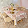 thumbnail image 3 of Pioneer Flower Floral Print Pattern Rectangle Tablecloth 60"x102", Waterproof Polyester Table Cloth, Wipeable Spillproof for Dining Camping Indoor Outdoor, 3 of 6