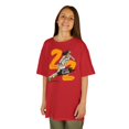 thumbnail image 2 of Caitlin Clark #22 dribble Women Basketball Cartoon Kids Heavy Cotton Tee-KBCC061B-Red-XS, 2 of 3