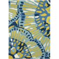 thumbnail image 1 of Homefires PPS-TYG001C 3 x 5 Pi. Gloriosa Floral Espace Extérieur Intérieur Tapis&44; Or, 1 of 1