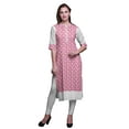 thumbnail image 1 of Bimba Kurta Droite pour Femmes, Haut Indien Imprimé, EthnicKurti, 1 of 6