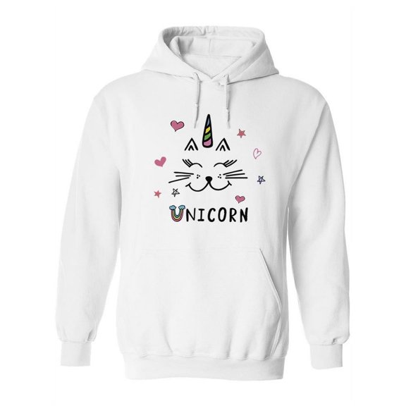 Cat Unicorn. Hoodie Women -Image by Shutterstock, Female XX-Large