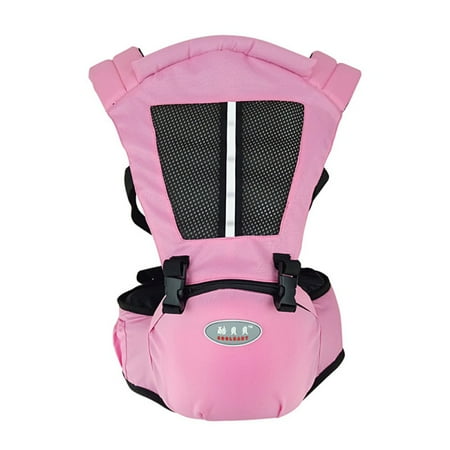 Pink Princess Carrier Supersellers Multi-Function Breathable Baby Hip Seat Toddler Carrier Waist Stool Walkers Sling Hold Belt Backpack Hip seat Belt ()