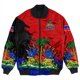 thumbnail image 2 of Nuevas chaquetas de bombardero con estampado 3D de la bandera nacional de Haití, estilo retro, para hombre y mujer, ropa de calle de manga larga, chaqueta de vuelo de gran tamaño, ropa femenina, 2 of 5