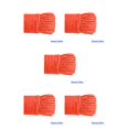 thumbnail image 2 of Langgg Color Hemp Rope Roll Making Tool 100 Cotton rope colorful twine macrame cord string thread Handmade String accessory DIY cord Orange 5mm x 10m 5Set, 2 of 6