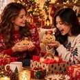thumbnail image 4 of Christmas Big Mystery Dumpling Plush Toys, Cute Plush Stuffed Steamed Bun Squishies, Festive Gift, 4 of 7
