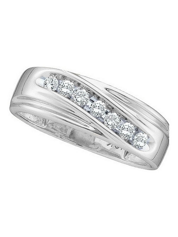 Titanium Stone Finish 7mm Band Best Quality Free Gift Box