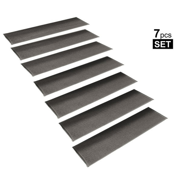 StepBasic NonSlip Rubber Backing Resistant Carpet Stair Gripper Set of 7