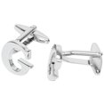 thumbnail image 3 of BodyJ4You 2PC Cufflinks Personalized Initials Letter G Men's Button Shirt Business Gift, 3 of 6