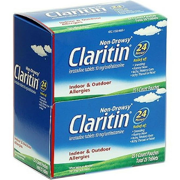 Claritin Nondrowsy Indoor & Outdoor Allergies 24 Hour Relief