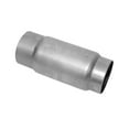 thumbnail image 1 of Dynomax Exhaust Muffler 24251 Race Series Mini Bullet; Stainless Steel; Single 3-1/2 Inch Diameter Inlet; Single 3-1/2 Inch Diameter Outlet; 9 Inch Overall Length, 1 of 5