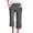 Dark Gray, variant on Drawstring Linen Joggers - Women's Plus Size Casual Pants, Comfortable Elastic Waist Bohemian Style Trousers | Yubnlvae (Coffee | XXL)