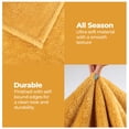 thumbnail image 4 of Superior Super Soft Plush Fleece Blanket 50" x 70", Bed & Couch Blankets, Throw XL, Gold, 4 of 10