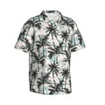 thumbnail image 2 of Haiem Hawaii Palms Printed Hawaiian Shirt for Men - Men’s Casual Beach Summer Shirts - Stretch Fabric with Modern Fit-XX-Large, 2 of 9