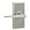 Silver, variant on Weslock 037002121SL20 Urbana Woodward Passage Lock with Adjustable Latch and Full Lip Strike Oil Rubbed Bronze Finish