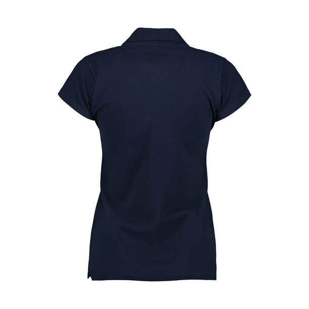 Polo Azul Marino Blusas Tipo Polo Para Mujer Camiseta Tipo Polo