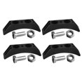 thumbnail image 1 of Shisuyan Crescent Moon Shape Dumbbell Rack Black 1Set 5.5X1.8X1.7In, 1 of 9