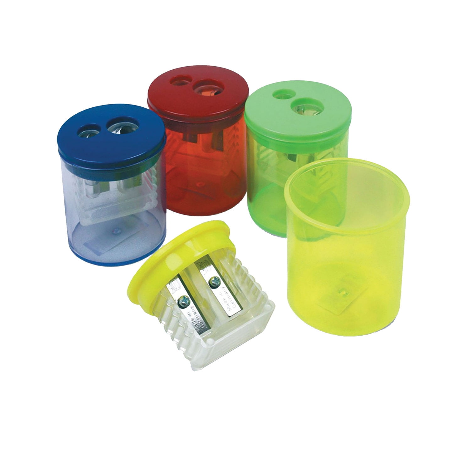 Eisen Sharpeners. Two-Hole, 1.5 x 1.75, Assorted Colors, 12/Pack | Bundle of 2 Packs