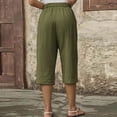 thumbnail image 6 of Luvrsol Capris for Women with Pockets Wide Leg Soft Breathable Casual Daily Cropped Trousers S-3XL, 6 of 9