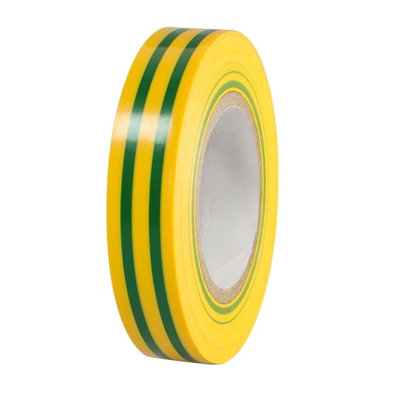 Namzi Electrical Tape 15mm*10m, Insulation Tape for Home Automotive Wiring, Dustproof Waterproof DIY Repair Tape, 1-Roll,Yellow Green