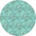 thumbnail image 1 of Ahgly Company Indoor Round Patterned Seafoam Green Area Rugs, 4' Round, 1 of 6
