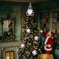 thumbnail image 6 of Christmas Doll Tree Topper,Cute Plaid Hatted Gnomes Doll Tree Topper Hat,Large Santa Gnomes Plush Doll Tree Topper Xmas Ornaments,Christmas Tree Decor Holiday Home Decorations(26in), 6 of 7