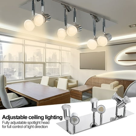 6 Way Adjustable Led Ceiling Spotlight Smd Fitting Kitchen Lights