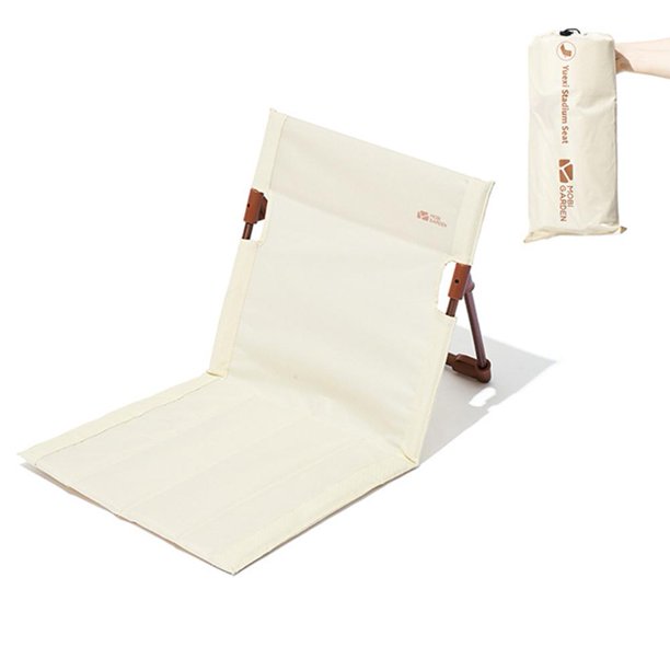 Silla plegable para acampar cómoda silla perezosa individual suministros para exteriores (blanco) Hugtrwg Para estrenar