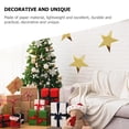 thumbnail image 2 of 25Pcs Paper Star Cutout Golden Color Star Confetti Cutouts Wedding Wall Party Supply, 2 of 8