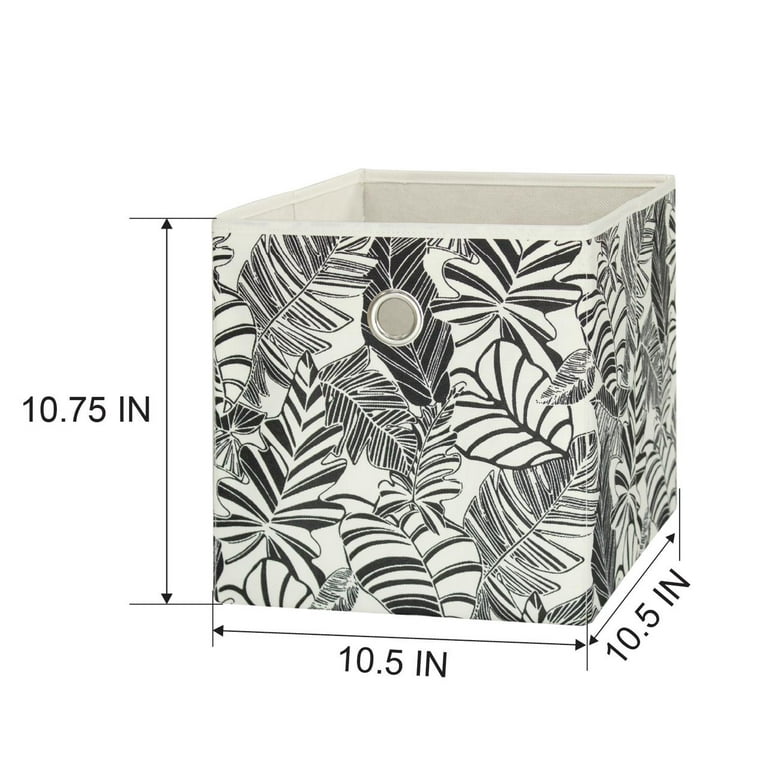 6.3 in. H x 10.5 in. W x 14.6 in. D Flexible Plastic Cube Storage Bin, Gray  51761 - The Home Depot