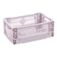thumbnail image 2 of Caja de almacenamiento plegable, organizador de almacenamiento, decoración, portatarjetas lateral, organizador de cajones de oficina para Púrpura, 2 of 8