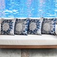 thumbnail image 3 of Fundas de Almohada para Exteriores Qahing Impermeables 45x45cm Azul Gris x4, 3 of 8